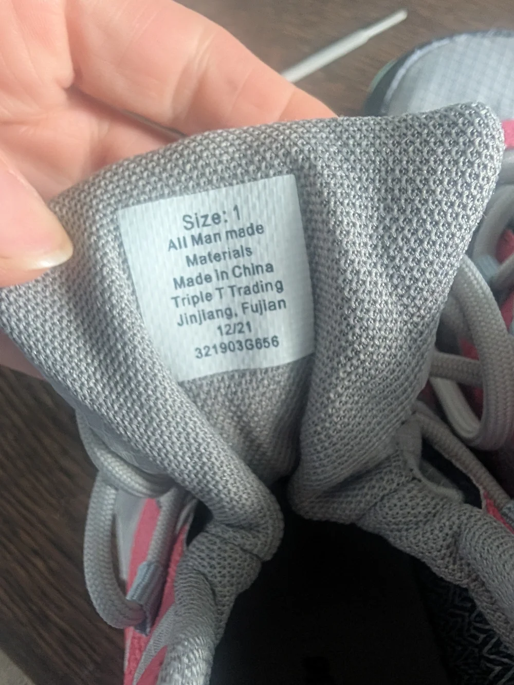 Northside Pink and Gray Kids Trail Boots with Mint Outsole